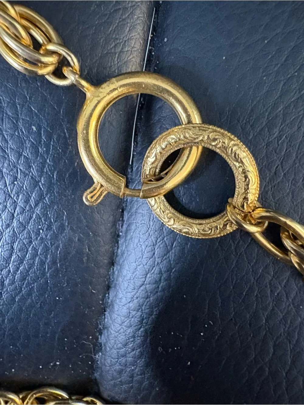 Chanel Gripoix CC Medallion Pendant Necklace RARE!